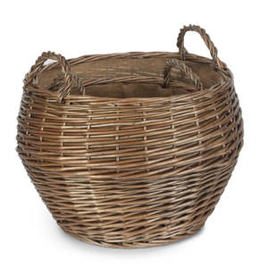 Cesta de ropa sucia de mimbre lavada antigua Panier En Osier Trapu - Product Image 5