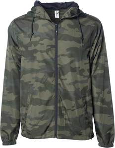 Veste coupe-vent à col montant et fermeture éclair pour hommes, coupe-vent réfléchissante et anti-UV, pour l'hiver, les loisirs en plein air - Product Image 1