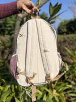 Offre Spéciale Chanvre Ordinateur Portable Sac Durable Sac À Dos Jute Avec Coton Matériel Unisexe Multi Utilisations Nouveau Design Sac