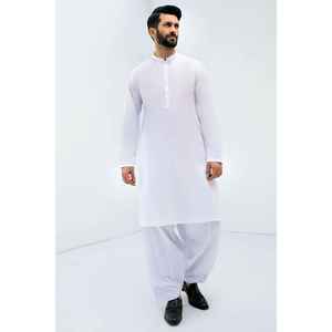 Meilleure vente Qualité supérieure Hommes Décontracté Kurta Shalwar Kameez Élégant Noir Eid Pakistanais Robe indienne - Product Image 2