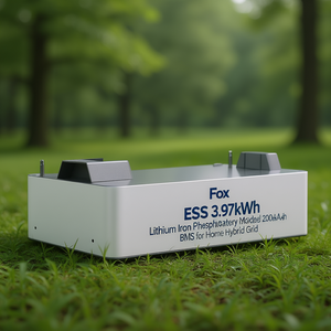 โมดูลแบตเตอรี่ลิเธียมไอรอนฟอสเฟต Fox ESS 3.97kWh 200Ah พร้อมระบบจัดการแบตเตอรี่ (BMS) สำหรับระบบไฮบริดกริดในบ้าน - Product Image 3