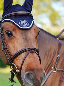 Bride de muserolle française classique vente en gros professionnelle équine licou tack équitation tête équipement équestre bride de cheval - Product Image 3