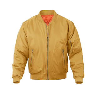 Veste d'hiver sur mesure pour homme, nouvelle collection, imperméable, coupe-vent, style camionneur, bomber avec fermeture éclair réversible - Product Image 1