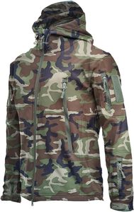 2024 chaqueta impermeable de concha suave para hombre, Abrigo con capucha, forro polar bordado, trabajo de invierno, venta al por mayor, estándar internacional a granel - Product Image 4