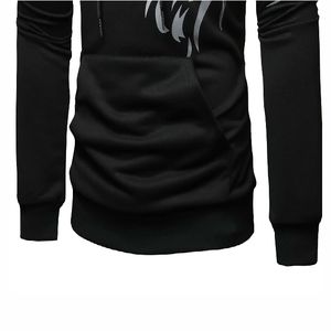 เสื้อฮู้ดผ้าฝ้าย100% 400 GSM สำหรับผู้ชายเสื้อฮู้ดซักได้แบบกรดไม่มีซิปมีฮู้ดสำหรับฤดูหนาว - Product Image 6