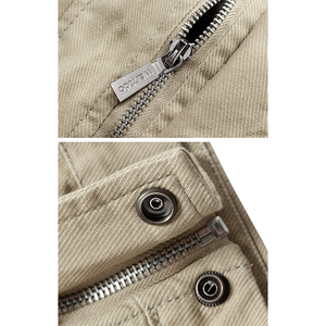 Blouson aviateur en toile légère pour hommes et femmes vêtements de sport d'hiver imperméables respirants avec options personnalisables - Product Image 6