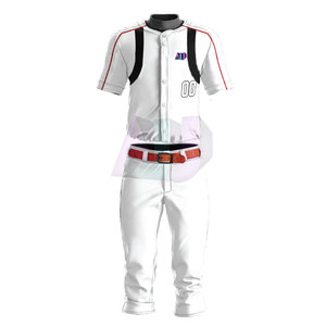 Tenues de baseball personnalisées confortables, grandes tailles, pour l'entraînement d'équipe, 100 % polyester, légères, respirantes, séchage rapide, durables, de haute qualité - Product Image 1