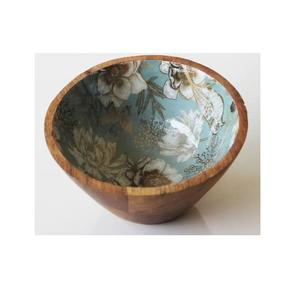 Bol en bois de haute qualité avec émail de travail ensemble de bols en émail de qualité supérieure en bois de mangue fournisseur indien - Product Image 4