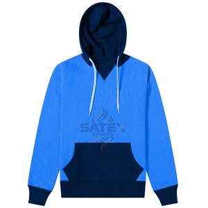 Sudadera personalizable de algodón 100% para hombre, sudaderas con capucha de invierno y logotipo impreso, sudaderas con capucha térmicas de lana sólida - Product Image 6