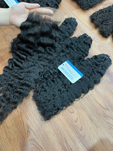 Paquetes de cabello Remy virgen directo de fábrica vietnamita, cabello rizado birmano de vapor, extremos dobles dibujados, envío directo - Product Image 3