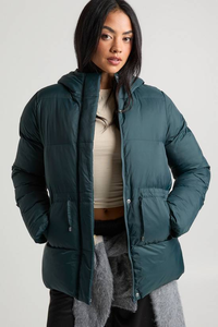 Veste courte matelassée pour femme personnalisée pour l'hiver, en tissu polyester respirant en toile tricotée, standard 1 pièce - Product Image 6