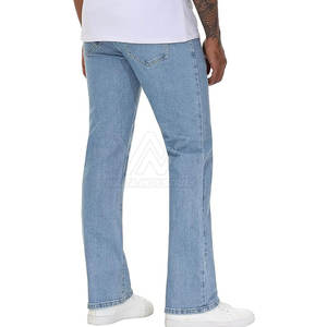 กางเกงทรงบานสำหรับผู้ชายมีสไตล์ ผ้าเนื้อนุ่มสบาย เหมาะสำหรับสวมใส่ลำลอง แฟชั่นสตรีท ท่องเที่ยว และชุดประจำวัน - Product Image 3