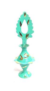 Moderno Soporte de Latón Indio para Kohl Surma Dani, Regalo Islámico para Delineador de Ojos Árabe, Soporte Decorativo para Polvo de Surma Cosmético - Product Image 2