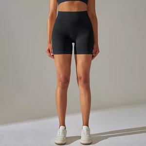 Shorts de sport pour femmes en tissu Oxford respirant avec nœud et poches, logo personnalisé, best-seller - Product Image 5