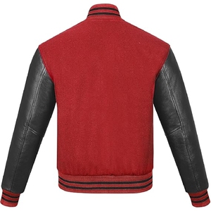 แจ็คเก็ตเบสบอลวิทยาลัยผู้ชายคุณภาพสูง สวมใส่สบาย ดีไซน์ยอดเยี่ยม แจ็คเก็ตเบสบอลวิทยาลัยระดับมืออาชีพสำหรับผู้ชาย - Product Image 3