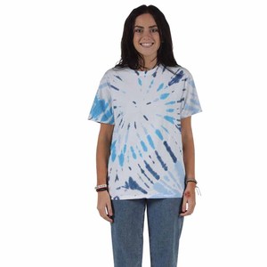 Fabricantes personalizados de gran tamaño gráfico DTG impreso de secado rápido Vintage Tie Dye/lavado ácido camiseta para niñas Streetwear estilo sólido - Product Image 3
