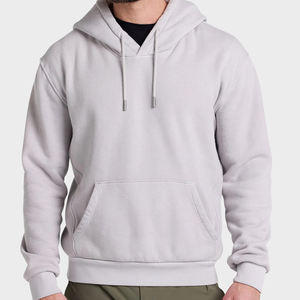 Sweat-shirt à capuche en coton pour homme, molleton biologique, personnalisable, écologique, à séchage rapide, respirant, coupe classique - Product Image 3