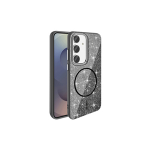 Coque arrière en silicone brillant de luxe Netzy pour Samsung pour Galaxy S23 FE compatible MagSafe, coque de téléphone portable en PC 14 - Product Image 3