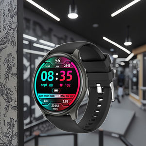 Best-seller Tendance AMOLED Smart Watch Original Relojes Inteligentes Fréquence cardiaque Tensiomètre Android BT Appelable Capable - Product Image 1