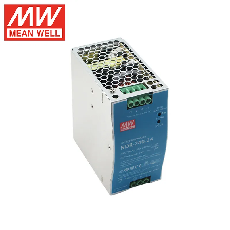 Iyi demek NDR-240-24 açık mobil güç besleme aküsü taşınabilir güç kaynağı Meanwell 12V 24V 48V Meanwell