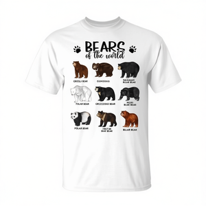 Colección Mundial de Camisetas de Osos para Amantes y Conocedores de Osos - Product Image 2