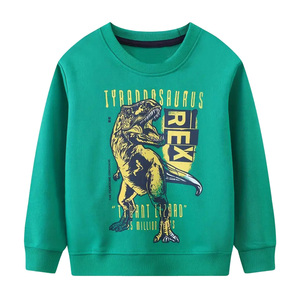 2025 primavera y otoño niños algodón Color sólido empalme sudaderas más vendidos - Product Image 1