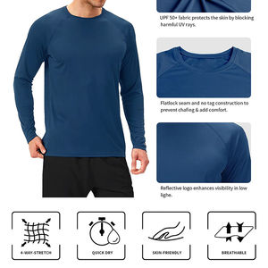 Nueva Camiseta Deportiva para Hombre, Venta al por Mayor, Talla y Color Personalizados, Camiseta Deportiva de Manga Larga para Hombre con Todas las Tallas Disponibles - Product Image 4