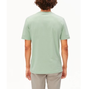 High Quality 100% Cotton Heavy <b>Weight</b> Luxury Tshirt Unisex Custom Print Logo Mock Neck <b>Blank</b> T Shirt Oversize Men's T-shirt - Product Image 2