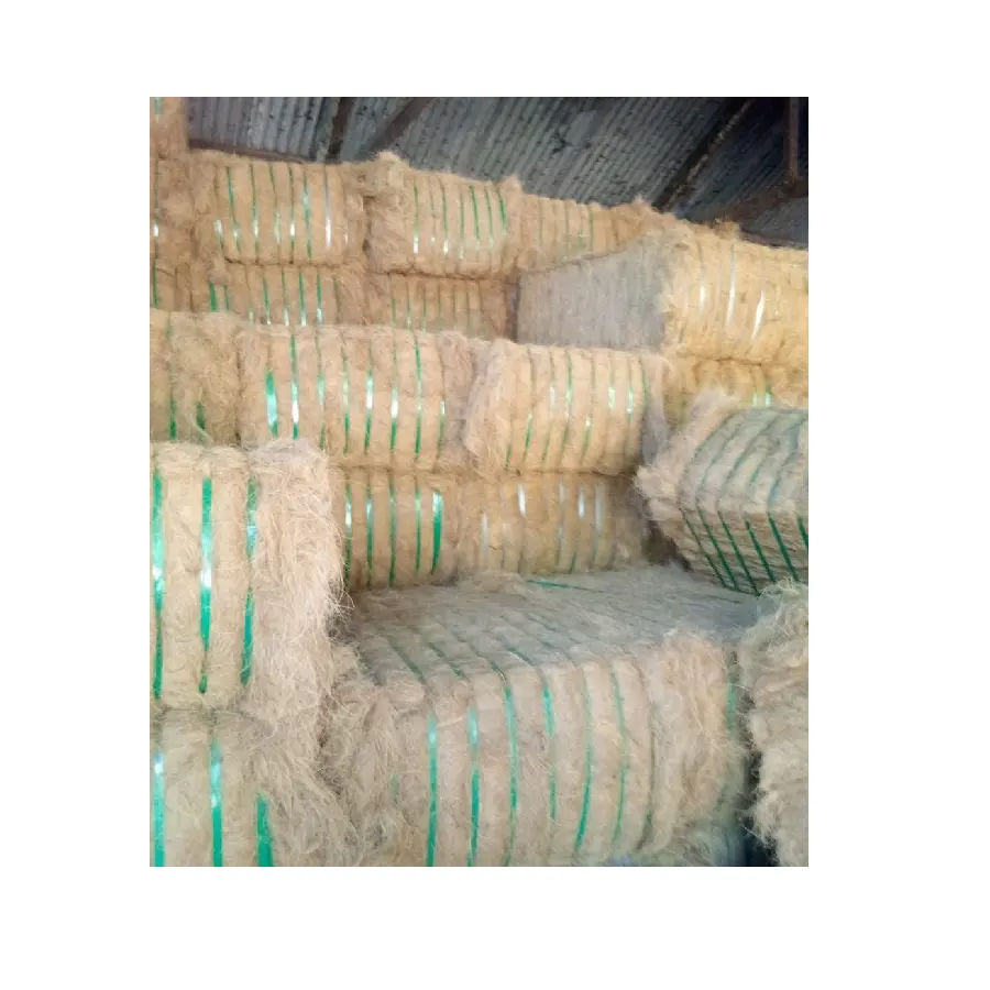 Exportación de fibra de coco Material ecológico Patrón en bruto Mejor característica Estilo Bajo MOQ Color marrón claro Fibra de coco Indonesia