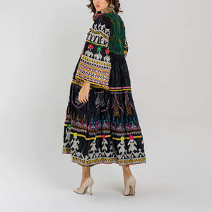 2023 última llegada vestido Kuchi afgano para ropa de boda precio barato cómodo suave mujeres vestido afgano - Product Image 2