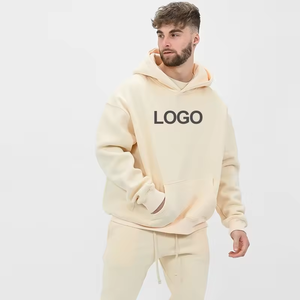 Algodón Moda Algodón Tallas grandes Sudaderas de hombre Sudaderas con capucha en blanco para imprimir Sudaderas con capucha de logotipo personalizado Sudaderas con capucha unisex - Product Image 4