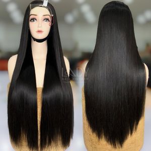 Pelucas muy sedosas Cabello crudo real 100% Cabello humano vietnamita Hueso Recto Peluca de cierre de color natural - Product Image 5
