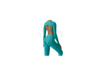 Conjunto Deportivo de 2 Piezas para Mujer, Cintura Elástica, Pantalones Cortos de Cintura Alta, Top Deportivo Corto, Diseño Sólido con Logotipo Frontal, Antibacteriano