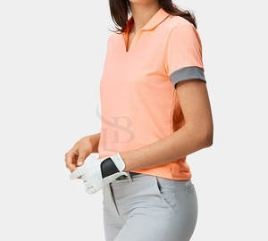 ผ้าคอโปโลสีขาวพรีเมี่ยมสีดำทนทานป้องกันรังสียูวีและ2025กันความชื้นแบบกำหนดโลโก้/ดีไซน์แบบเอง - Product Image 4