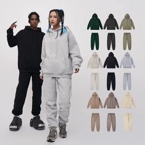 ชุดวอร์มผ้าฟลีซผ้าฝ้าย100% ขนาดใหญ่ของผู้ชายชุดวอร์มผ้าคอตตอนแบบเต็มตัวระบายอากาศได้ดีตามสั่งสำหรับฤดูหนาว - Product Image 1