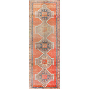 Tapis en laine noués à la main Nuray, géométriques, 9x12, pour salon et chambre, rectangulaires, abstraits, Pae-2977, pour usage domestique - Product Image 1