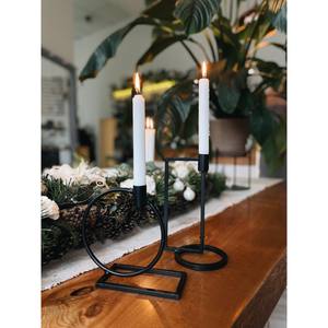 Porte-bougies assortis en fer, modernes, faits à la main, écologiques, durables, sans flamme, de qualité supérieure, pour mariage et Noël - Product Image 6