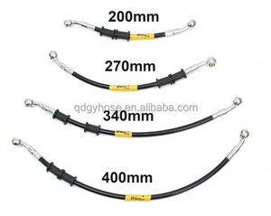 Manguera de Freno Flexible de Acero Hidráulico AN3 Universal M10 para Motocicleta y Automóvil, Línea de Embrague de Freno, Manguera Flexible de Aceite Trenzada con Recubrimiento de PU - Product Image 5