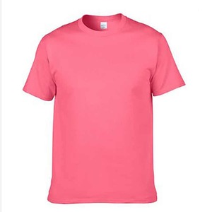 เสื้อยืดผ้าฝ้าย100% สีทึบสำหรับผู้ชายเสื้อผ้าผู้ชายขนาดใหญ่พิเศษแบบลำลองเสื้อยืดออกแบบได้ตามต้องการ - Product Image 4