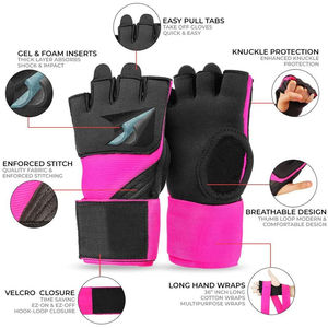 Gants de vélo en cuir chaud avec doublure en gel, résistants au froid, isolants thermiquement, imperméables, protection UV, paumes antidérapantes - Product Image 2