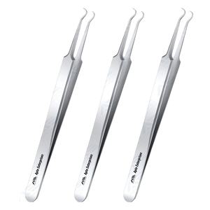 Instrument de traitement des boutons et de l'acné nettoyeur de pores de beauté Instruments de produit de beauté outil d'extraction de points noirs de qualité chirurgicale argent - Product Image 1