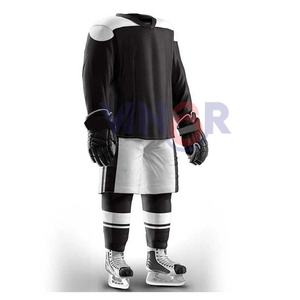 Ventes chaudes Uniforme de hockey sur glace 100% polyester Uniforme de hockey sur glace sur mesure Meilleur prix Uniforme de hockey sur glace Service OEM - Product Image 1