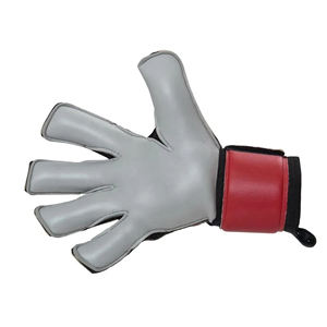 Guantes de portero impermeables de seis dedos de cuero personalizados para entrenamiento al aire libre y práctica deportiva con correa de muñeca ajustable - Product Image 2