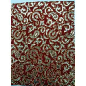 Tela Jacquard de brocado 2025 de alta calidad elegante nuevo estilo bordado tela de encaje blanco de lujo para vestido - Product Image 5