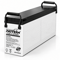 Batterie AGM à décharge profonde 12V 100Ah à borne avant, prix usine, décharge 1000A pour station de base solaire et télécom