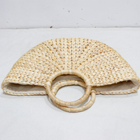 Tas Tote Kanvas Jerami Ramah Lingkungan Artex Dong Thap dengan Ritsleting Geometris, Tas Pantai untuk Penggunaan Sehari-hari, Tas Tangan Fashion Wanita Musim Panas Desainer 2L