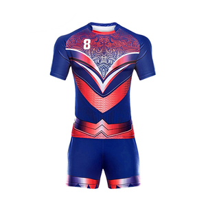 Uniformes de Rugby Personalizados 2025 para Hombre, Cómodos, Profesionales, Transpirables, Antibacterianos, 100% Poliéster - Product Image 5