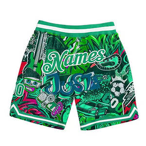 กางเกงขาสั้นตาข่ายสำหรับผู้ชายกางเกงขาสั้นเล่นบาสเก็ตบอลสำหรับใส่วิ่งยิมกางเกงขาสั้นสำหรับผู้ชายออกแบบได้ตามต้องการ - Product Image 2