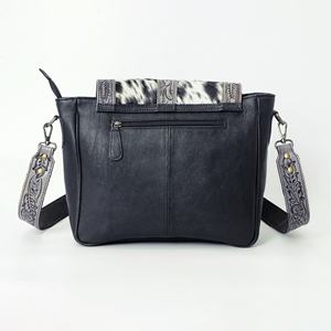 Sac bandoulière en cuir de vachette pleine fleur tanné végétal - Product Image 2