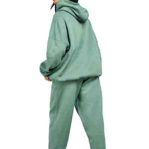 Venta al por mayor de ropa deportiva, chándal liso para mujer, chándal de alta calidad para mujer, chándal para correr, chándal para mujer, chándal con logotipo personalizado - Product Image 2